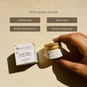 Alternative view of Creme Facial Natural Aloe Real 30g